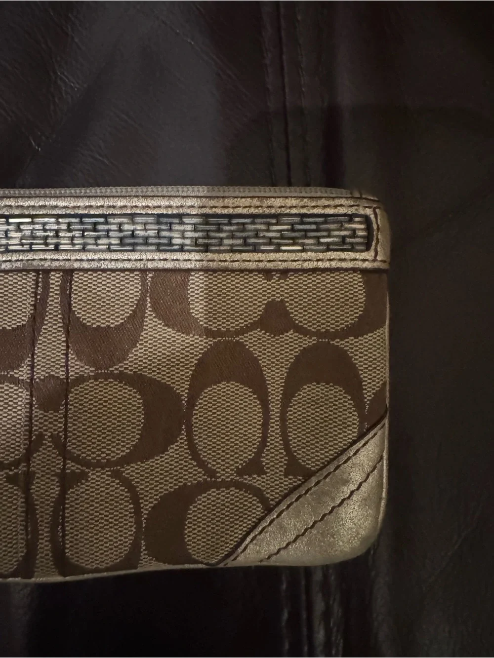 Coach small wristlet